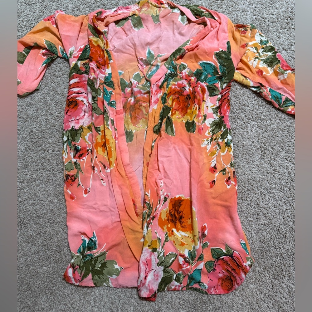 Floral robe